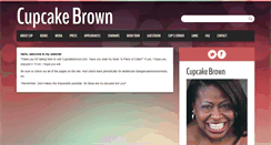 Desktop Screenshot of cupcakebrown.com